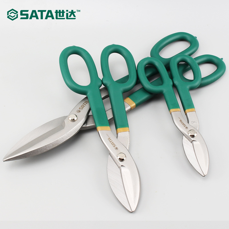 世达铁皮剪刀钢板剪不锈钢剪刀工业剪铁剪钢带剪93302-06航空剪刀