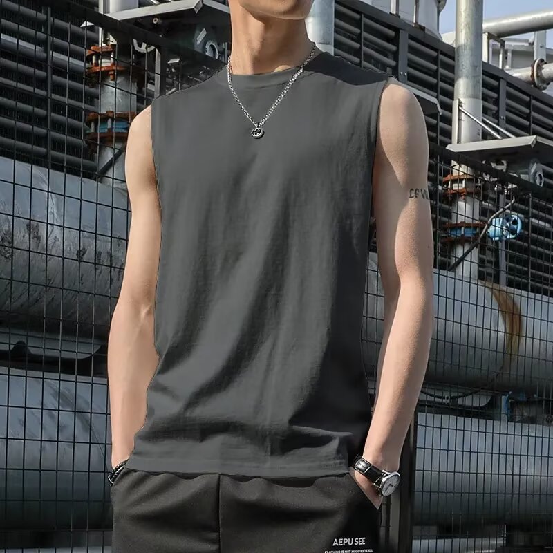 Large shoulder vest [dark gray]
