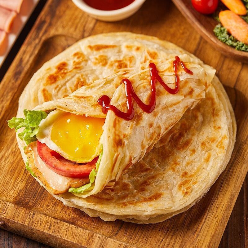 Liangquanqimei オリジナル手焼きパン、玉ねぎ風味の手焼きパン、朝食インスタントパンケーキ、加熱してすぐに食べられる麺パン、全箱|undefined