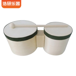 Factory wholesale Orff musical instrument kindergarten early education class dance class percussion instrument 4 inch 5 inch bongo drum