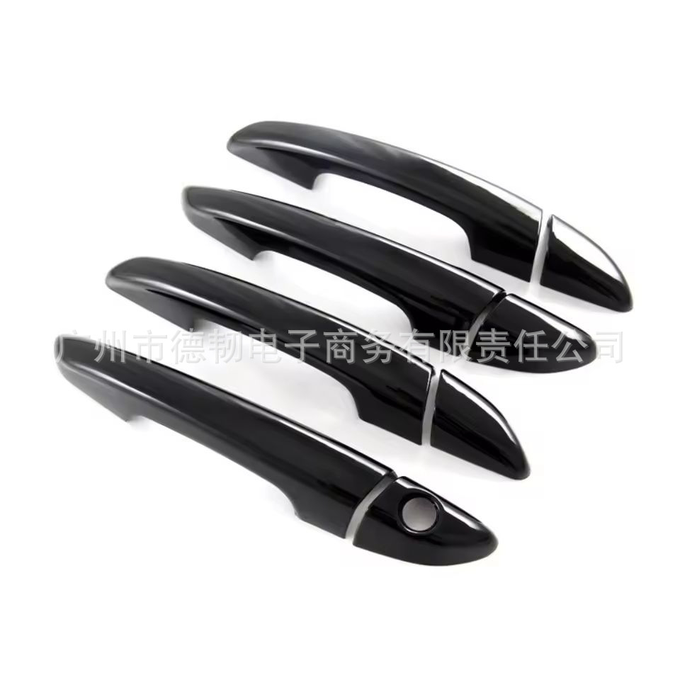 Suitable for 15-19 Models of Hyundai Sonata 9, Carbon Fiber Handle Stickers for Ninth-Generation Sonata Door Handle Decoration
