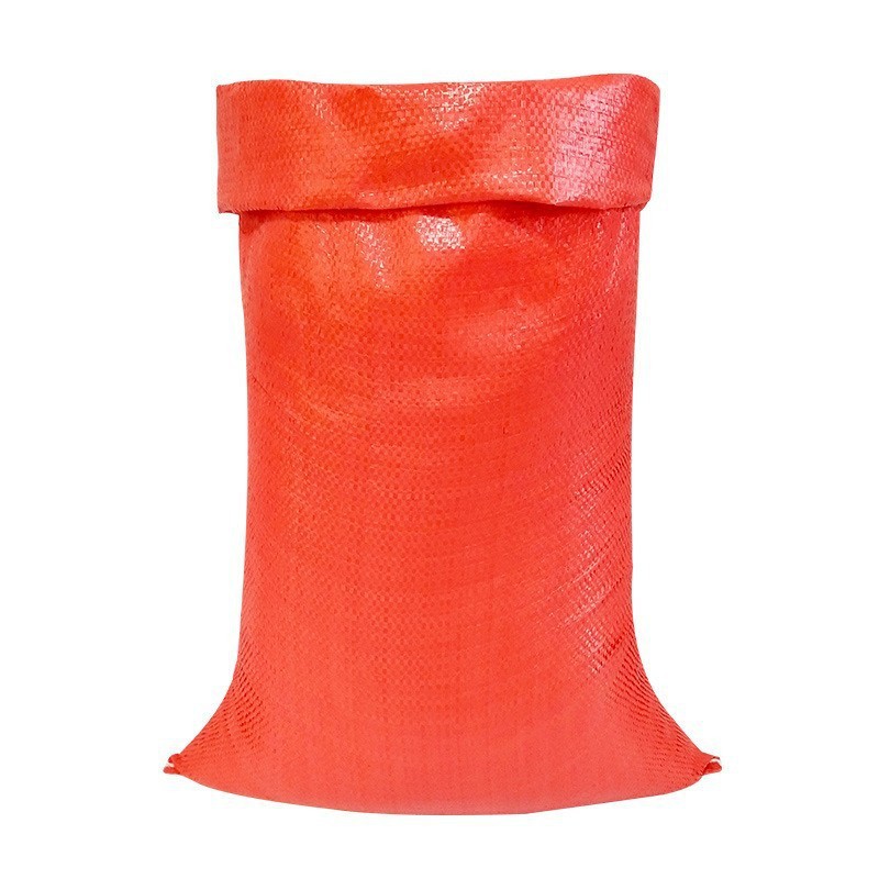 Bolsa de tejido rojo bolsa de piel de serpiente bolsa de embalaje logística expreso bolsa de grano grueso maíz alimento bolsa bolsa al por mayor