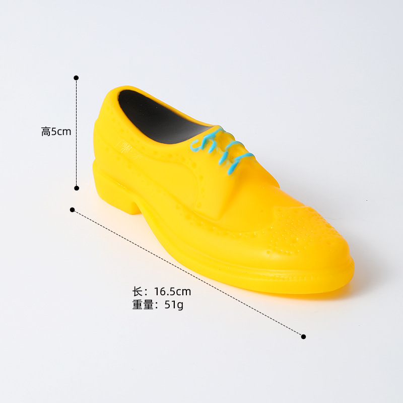 Fábrica de juguetes de sonido de vinilo al por mayor de cuero Taobao perro de juguete perro molar mordedura resistente a los zapatos para mascotas juguete de simulación