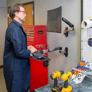 Ergotron�۸���45-246-026�I�P�����ұ۱ڒ���ۯB�[���I�P֧��