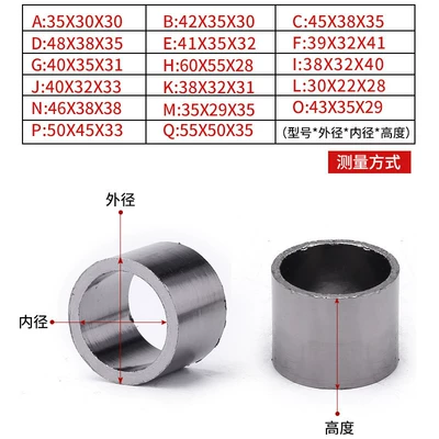Gasket, Sealing Ring, Graphene | Motorcycle exhaust pipe