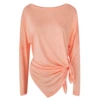 Shallow orange blouse