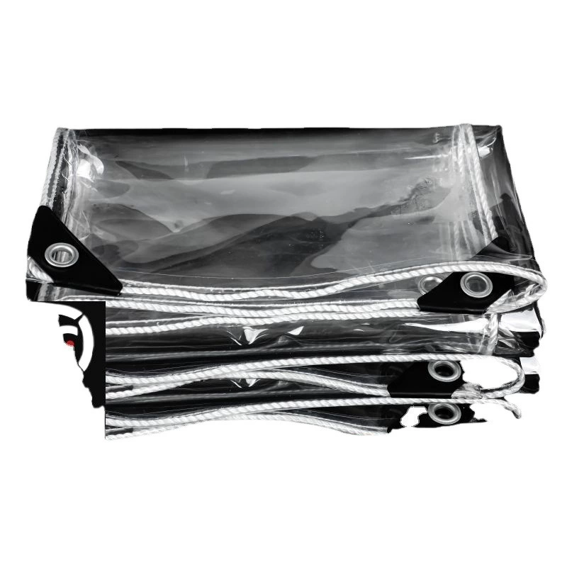 Transparent tarpaulin PVC, plastic cloth, increased thickness