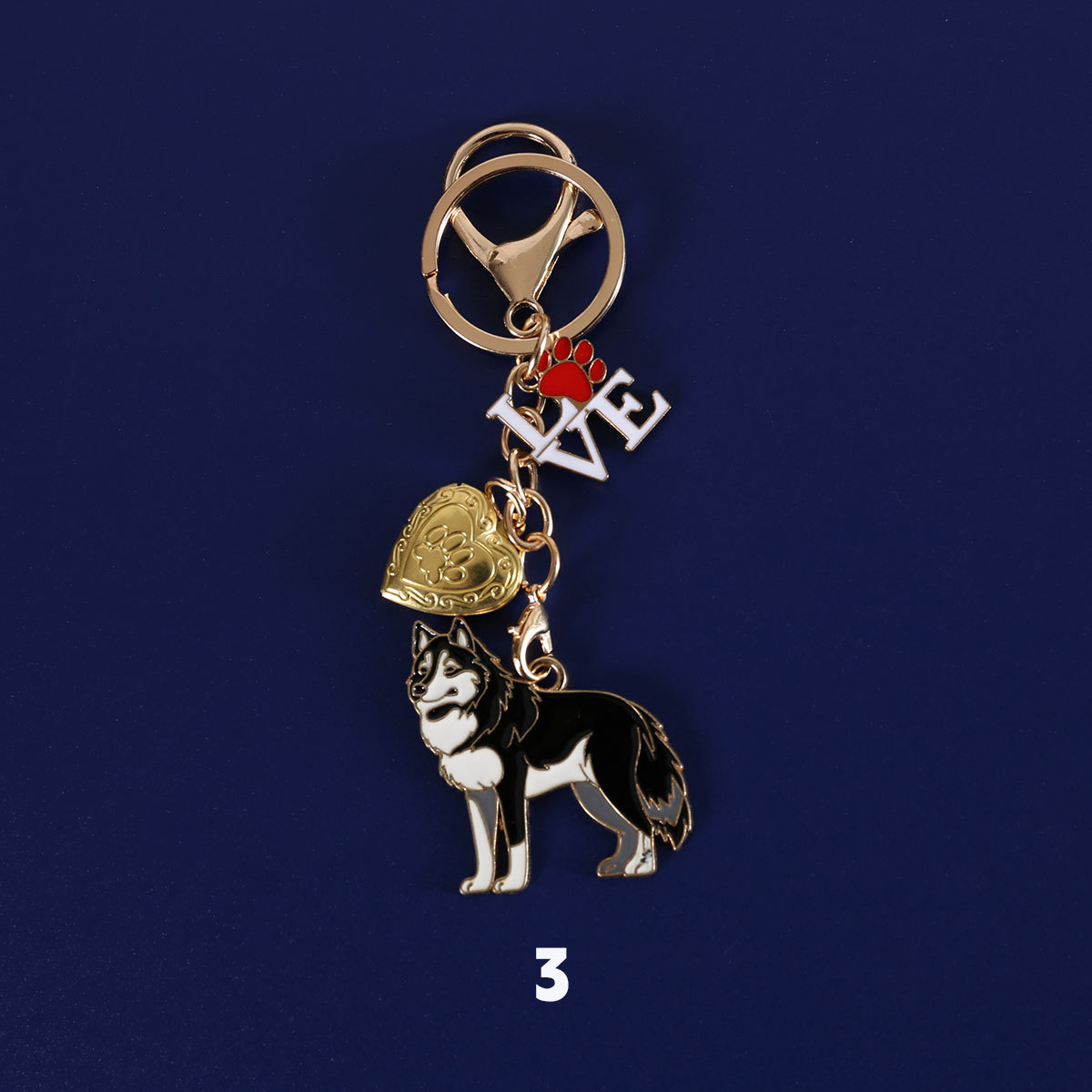Transfronterizo TK Amazon aleación goteo pet perro conmemorativo coleccionista de pelo DIY almacenar foto colgar llavero