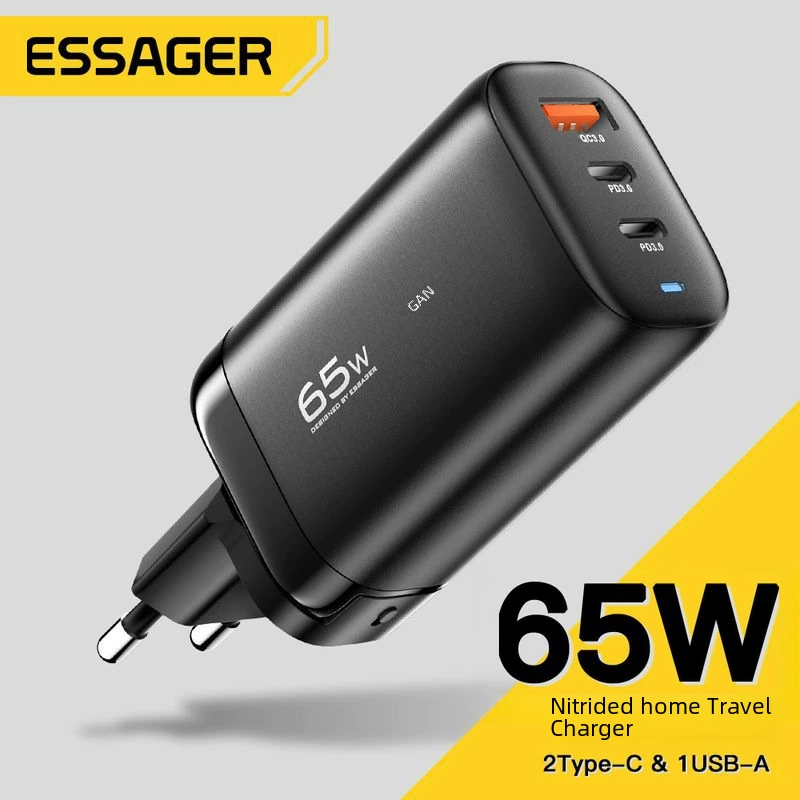 ESSAGER мобильный телефон, зарядное устройство, зарядка ноутбука, 65W
