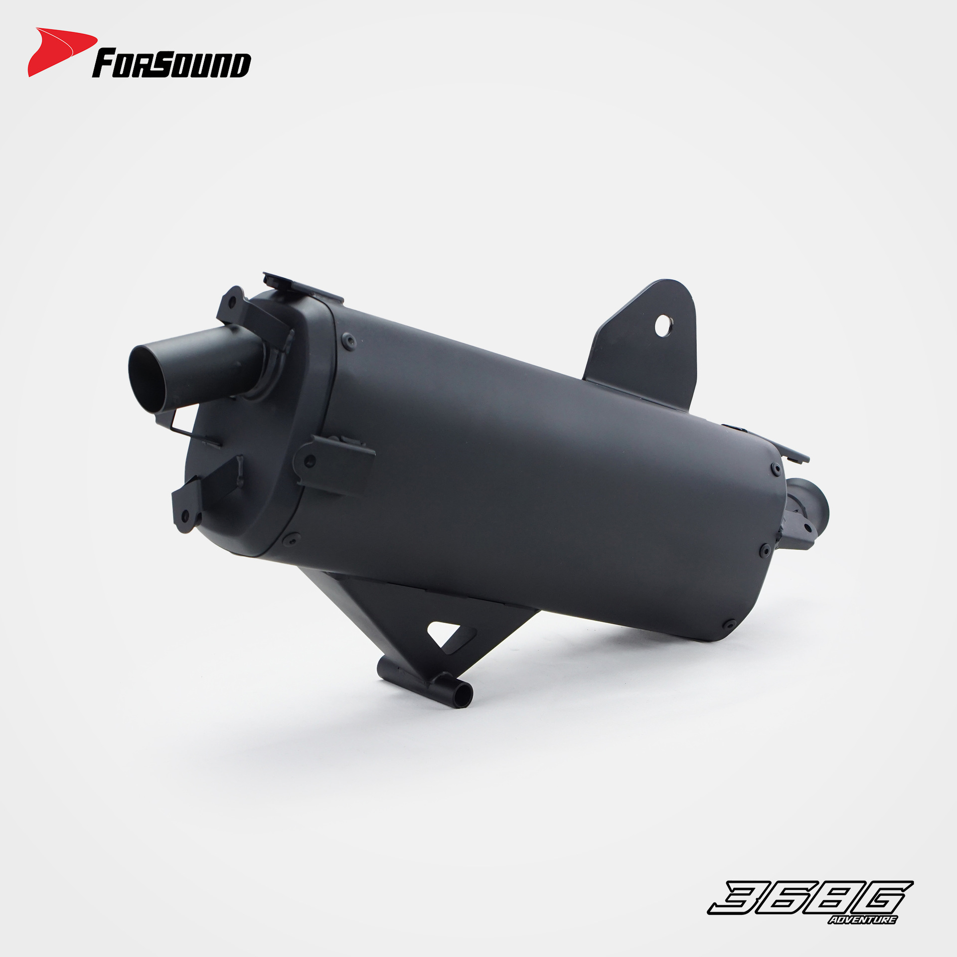 Suitable for the modified motorcycle model Shengshi 368G/E/K26, original factory appearance exhaust pipe tail section, direct connection without damage