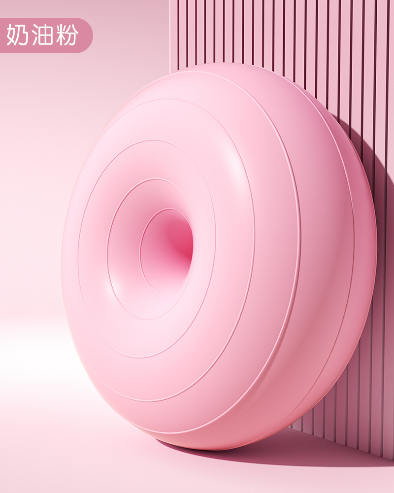 21 nueva Bola de yoga donut engrosado 55cm gran yoga Apple bola fitness casa en stock