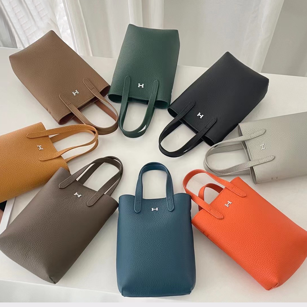 Bolso del teléfono móvil del zurriago de la capa superior mini bolso del cubo bolso portátil multifuncional del mensajero del hombro para las mujeres