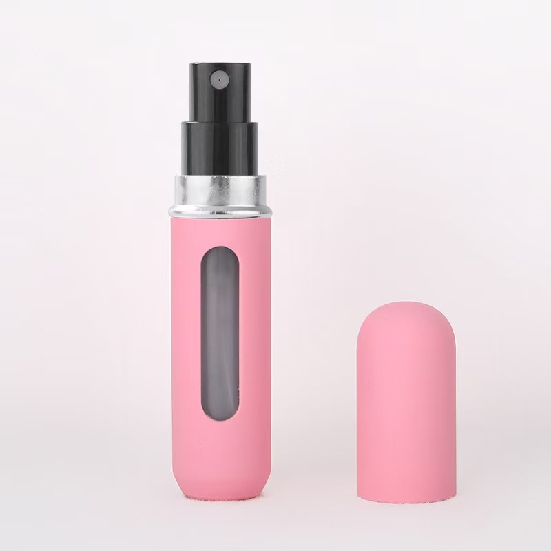 工場直送 プラスチック製5ml 底部直接充填 香水詰め替えボトル スプレーボトル キャンディーカラー 蓋付きプラスチックボトル|undefined