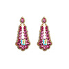 Metal glossy earrings, European style, wholesale