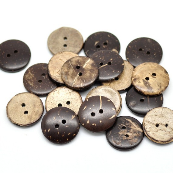 Wholesale two -eye coconut button coconut shell buckle DIY handmade…