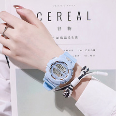 Sugar Candy Ins Watch for Girls, Korean Version, Simple and Trendy Sports Style for Boys, Electronic Copy of Harajuku Academy Wind