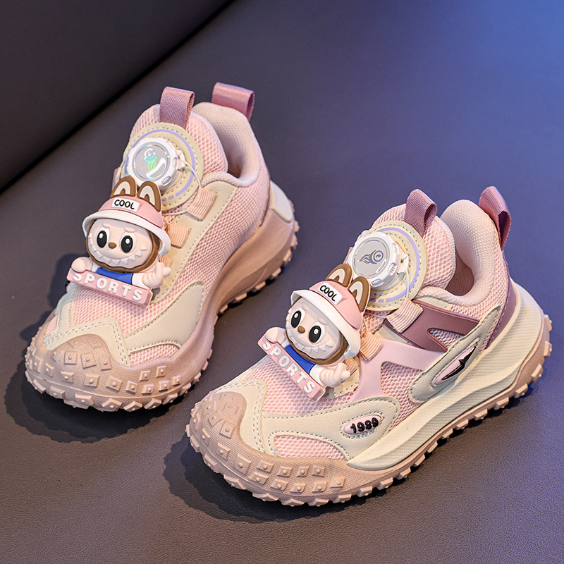 Zapatos para niñas Labu 2025 nuevos zapatos de corrida para niños de otoño zapatos ligeros antideslizantes para niñas zapatos de papá