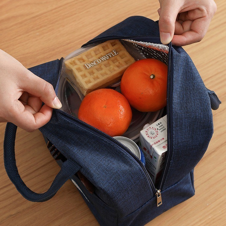 弁当箱ランチ箔アルミ厚手弁当袋保温ピクニック通勤通学用ロゴラベル|undefined