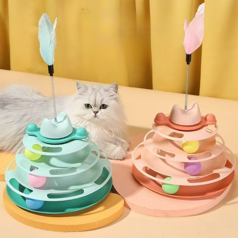 猫转盘玩具风车转盘球自嗨解闷逗猫棒逗猫神器幼猫逗猫球用品大全|undefined
