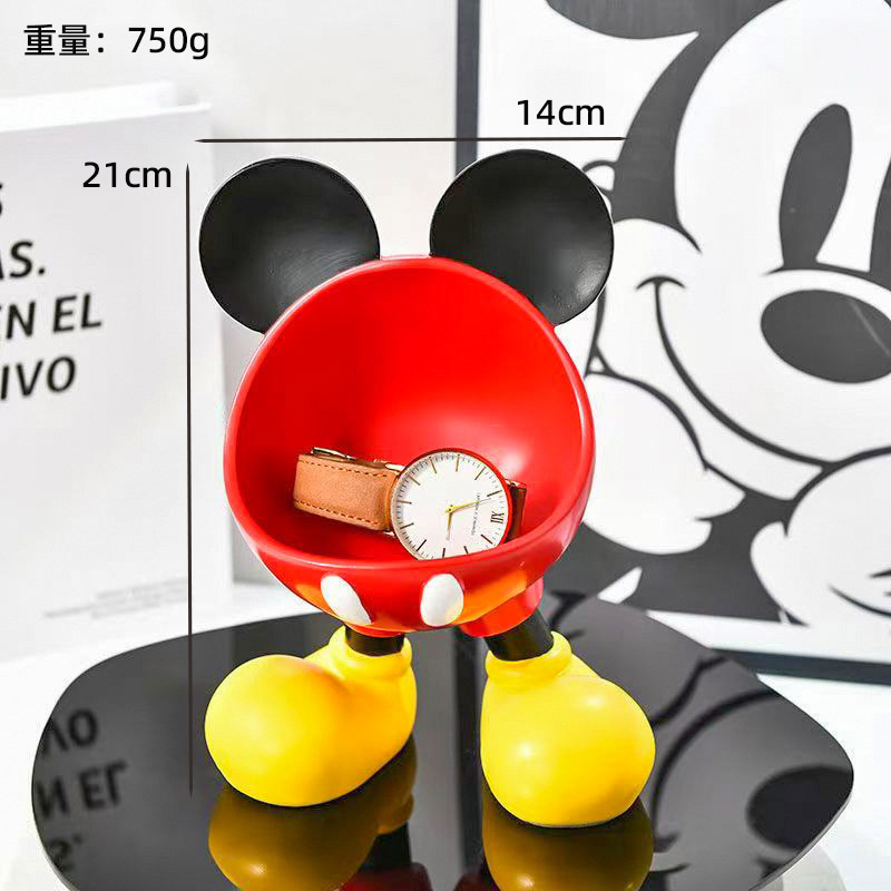 New Creative Mickey Head Ornaments Cartoon Cute Entrance Key Car Remote Control Decoration
