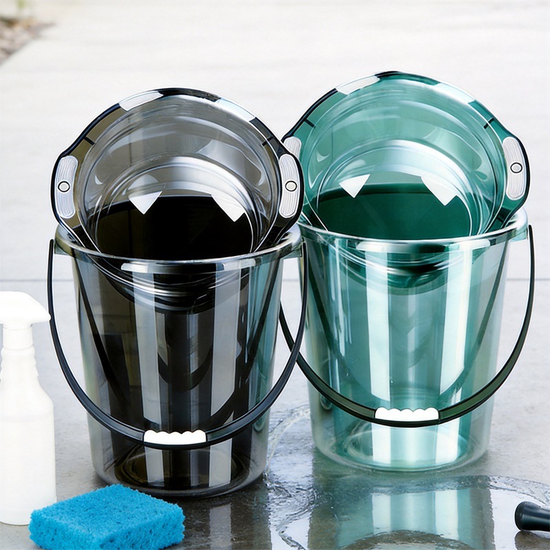 High-Temperature Resistant Plastic Bucket for Dormitory, Foot Soaking Bucket, Rental Housing Water Storage Bucket, Thickened with Handle, Large Capacity Laundry Bucket