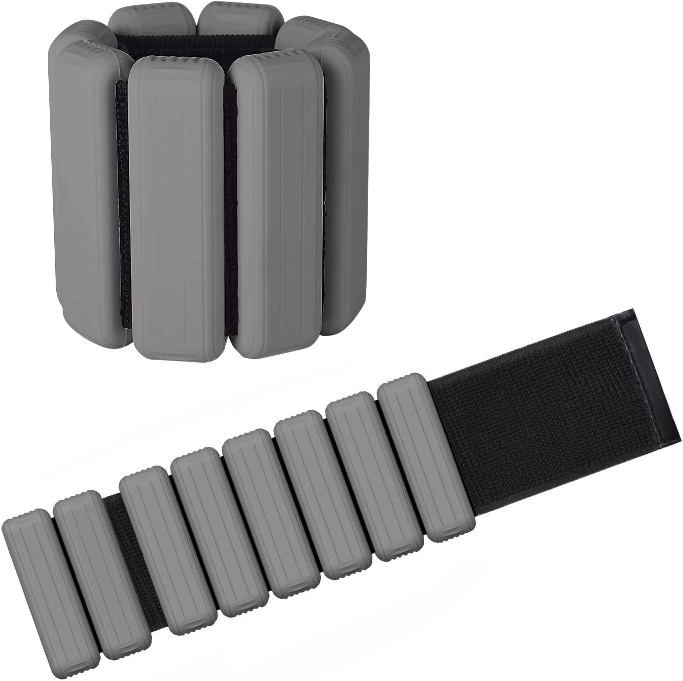 Tobillo y muñeca pulsera pierna y brazo peso ajustable deportes pulsera 2 lbs 4 lbs