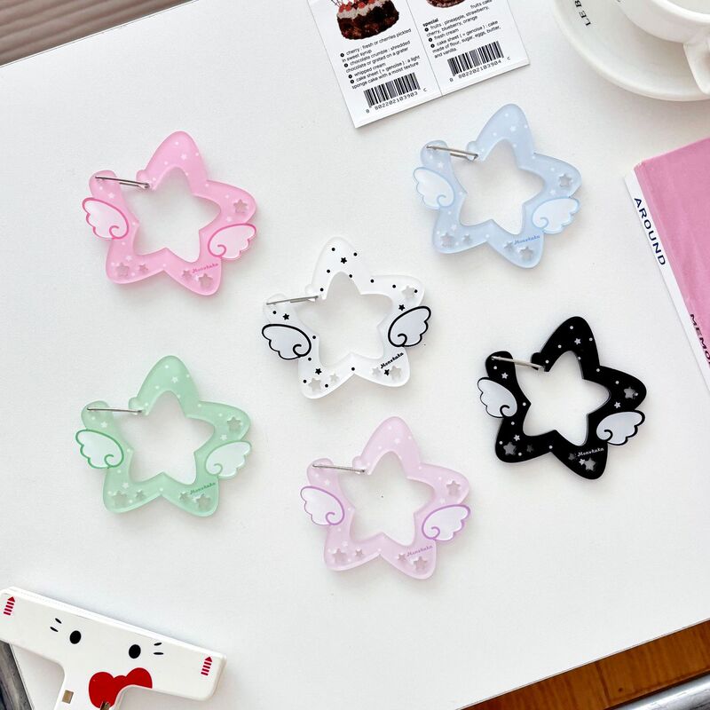 Original Angel Star Mountain Climbing Buckle Acrylic Pendant Korean Keychain Pain Bag Buckle Bag Hanging Decorative Buckle Original Angel Star Mountain Climbing Buckle Acrylic Pendant Korean Keychain Pain Bag Buckle Bag Hanging Decorative Buckle