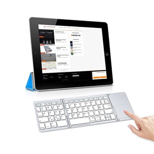 Suitable for iPad and Android 70% off Foldable Wireless Bluetooth Touchpad Keyboard and Mouse, In-Stock Wholesale Wireless Bluetooth Keyboard