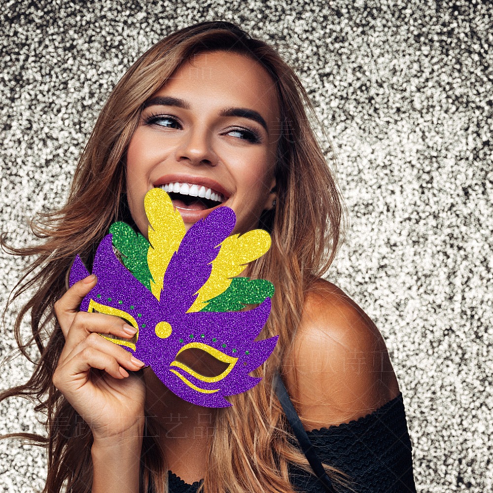 Carnaval transfronterizo máscara decorativa carnaval máscara de bola máscara de ojos decorativos mascarada foto props