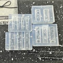 新しい高透明ネイルアートシリコーン型キャンドル花瓶ヨーロッパウォーターボトル研削ツール 3D 立体接着剤クローハートハンドメイド