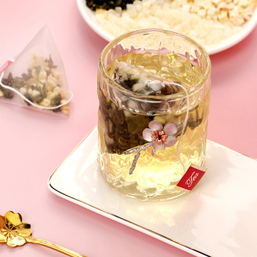 Health-preserving bag tea, ginseng five treasure tea, triangle tea bag, herbal tea, men's kidney tea, red bean and coix seed tea bag