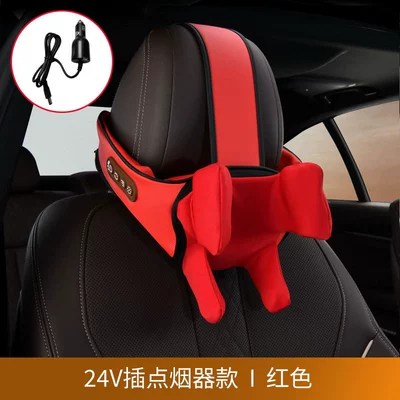 Headrest – Neck Massager Car Headrest - 24v-cigarette-lighter-modelred