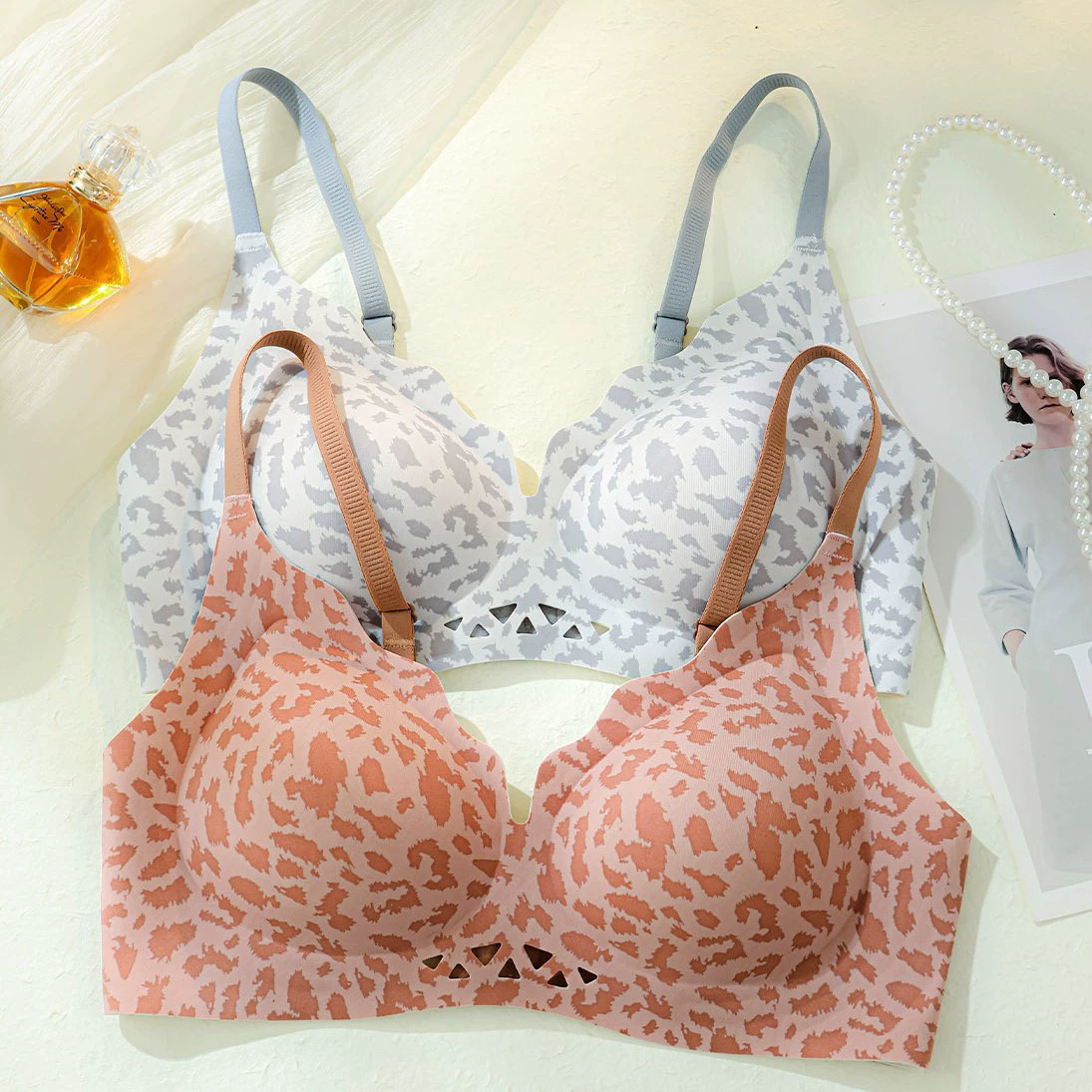 Sexy underwear, invisible push up bra, comfortable bra top