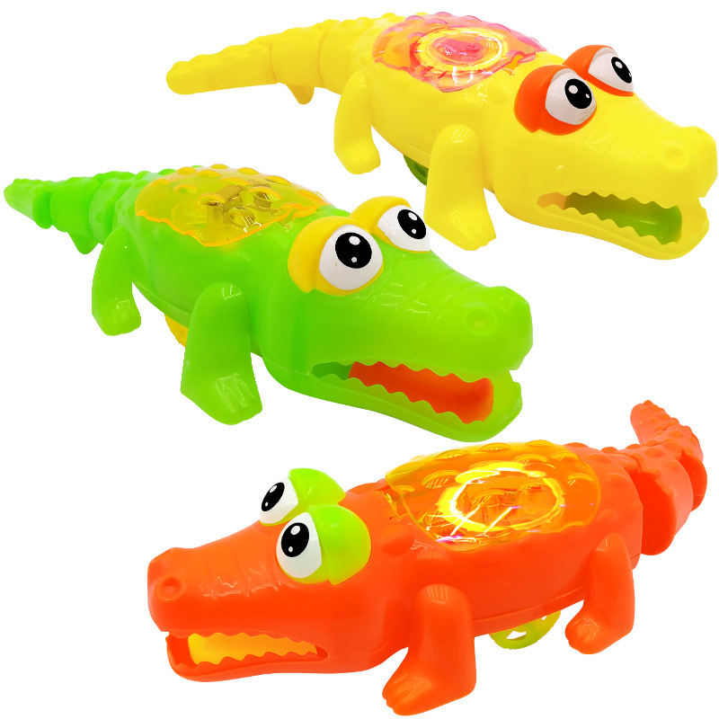 Línea de tracción luminosa Línea de tracción de cocodrilo Pez de colores Línea de tracción Ratón Puzzle para niños Perro Gato Pet Toys al por mayor