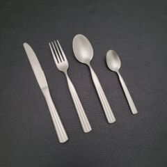 304 チタン精製ステンレス鋼クリエイティブナイフ、フォーク、スプーン洋食器洋食ステーキナイフとフォーク 5 点セット卸売