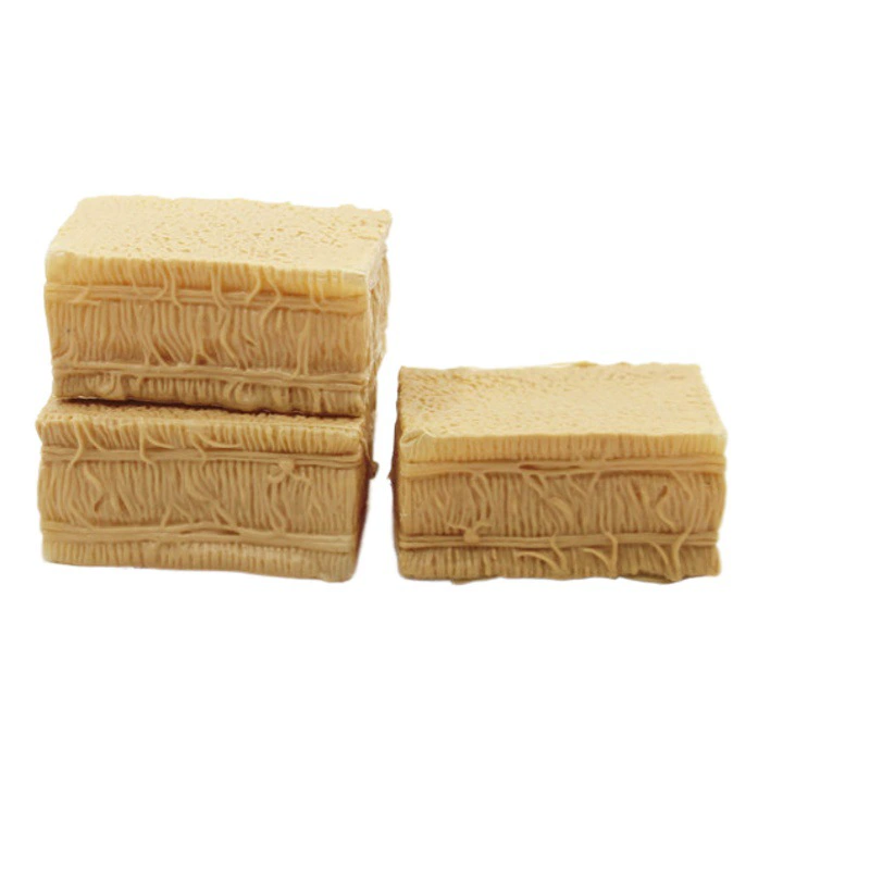 5 см пластиковый мешок для сена, модель мешка для корма для животных, набор игрушек, аксессуары, квадратный пучок сена для песочницы