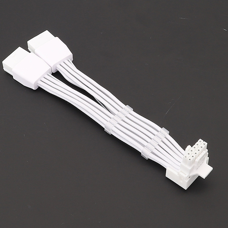 16 evaエンボス線2x8pin 8pin回転16pin 12 vhpwrコネクタ90度エルボ新ビデオカード線|undefined