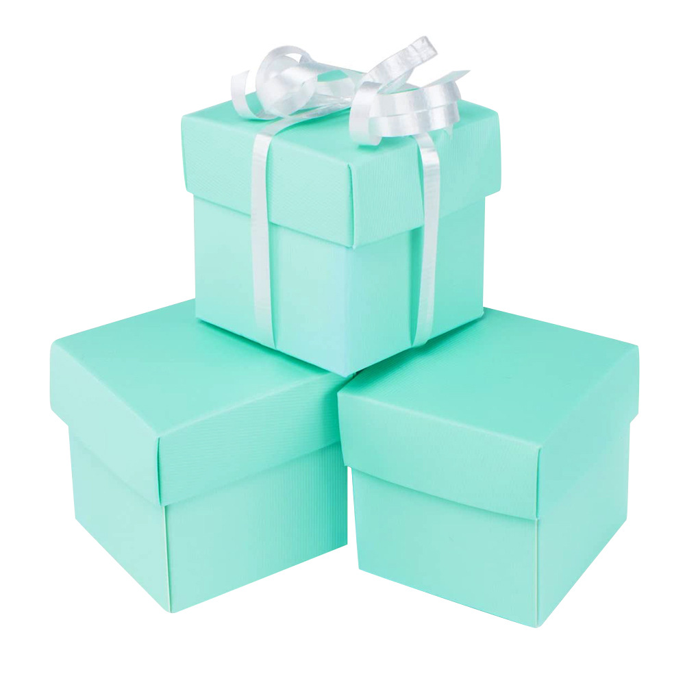 天地盖首饰戒指礼品盒 正方形纸盒上下盖饰品包装盒圣诞礼盒批发