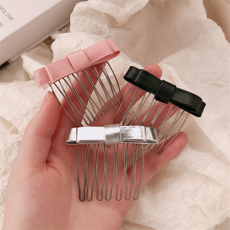 Arco peine insertar cabeza princesa peinada al revés clip de pelo para mujeres 2024 nuevo toque de cabello