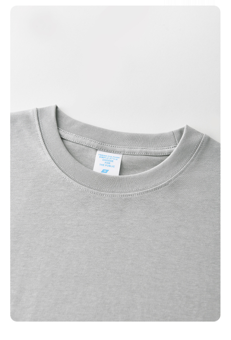 287g Weight Short Sleeve Sleeve Length Pullovers Placket Type Drop Sleeve Sleeve Type Cotton Fabric Type Long Top Length T-shirt Tops Type Daily Occasion Round Neck Neckline Breathable Function Loose Fit Type Solid Color Pattern Summer Season Men's Gender Casual Style Wholesale Men's Casual Solid Color Short Sleeve Men's Tops 25