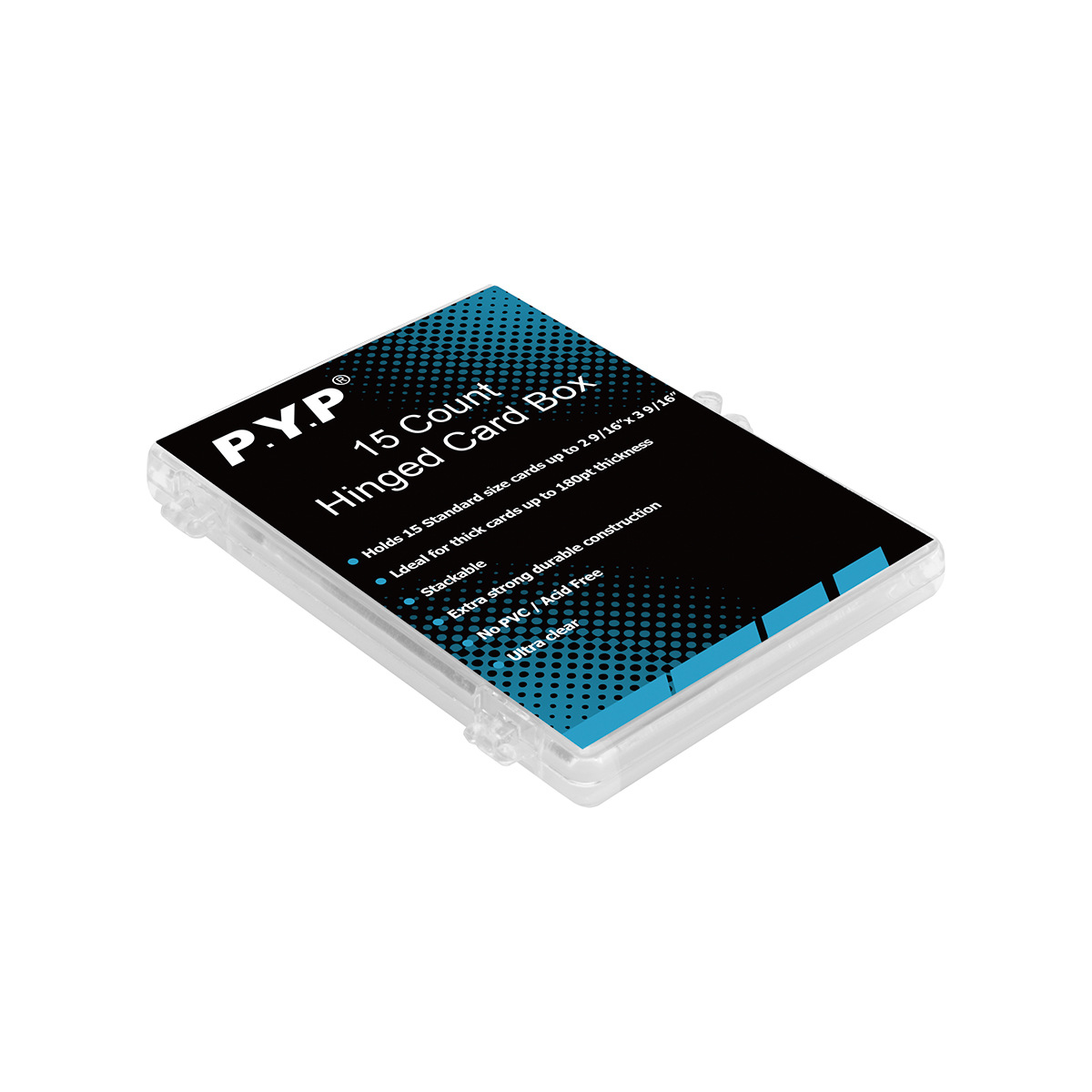 Caja de tarjeta transparente 35PT caja de tarjeta de bisagra Ultraman Bao Ke Meng MTG juego rey caja de tarjeta al por mayor