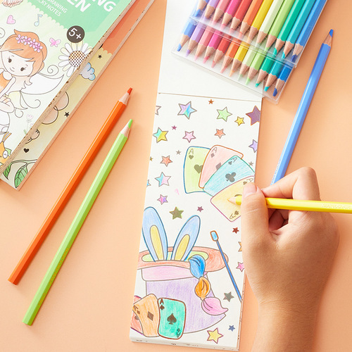 New Colored Pencil Good Colored Pencil Macaron Water-Soluble Colored Pencil Handbook Painting