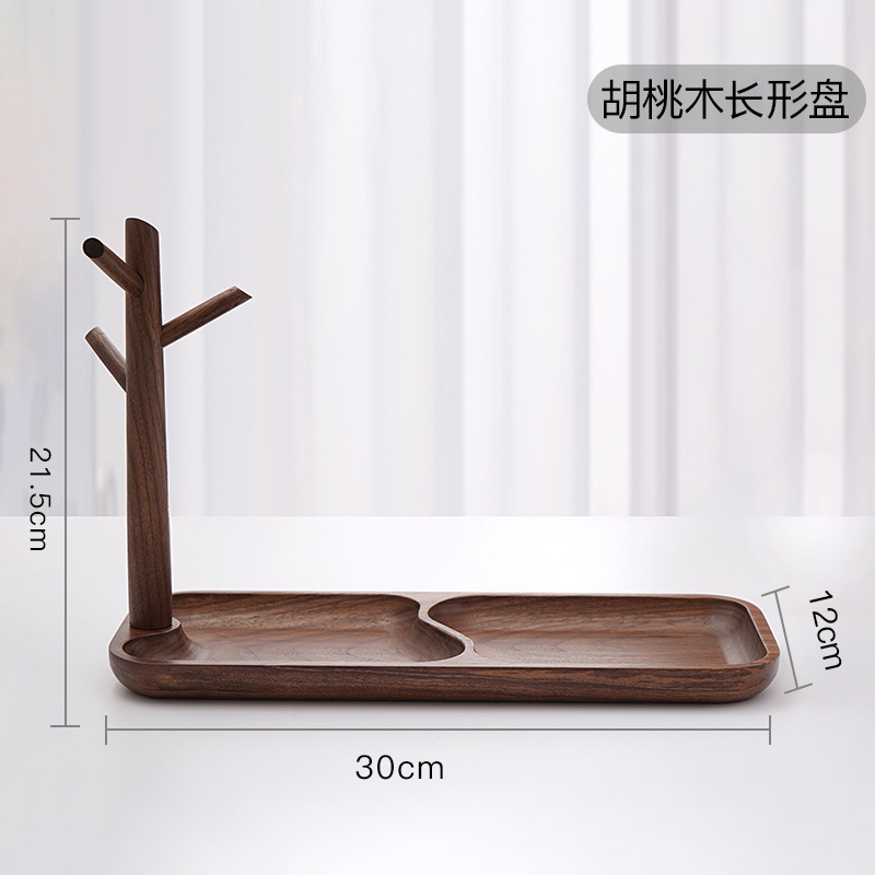 Entrada llave de entrada bandeja de almacenamiento creativo rama colgante de almacenamiento escritorio decoración puerta buscando llave artefacto