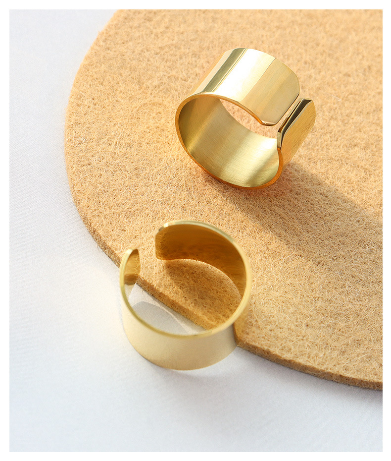 Marka French Ins Cool Style Exaggerated and Personalized Simple Opening Geometric Exaggerated Ring T