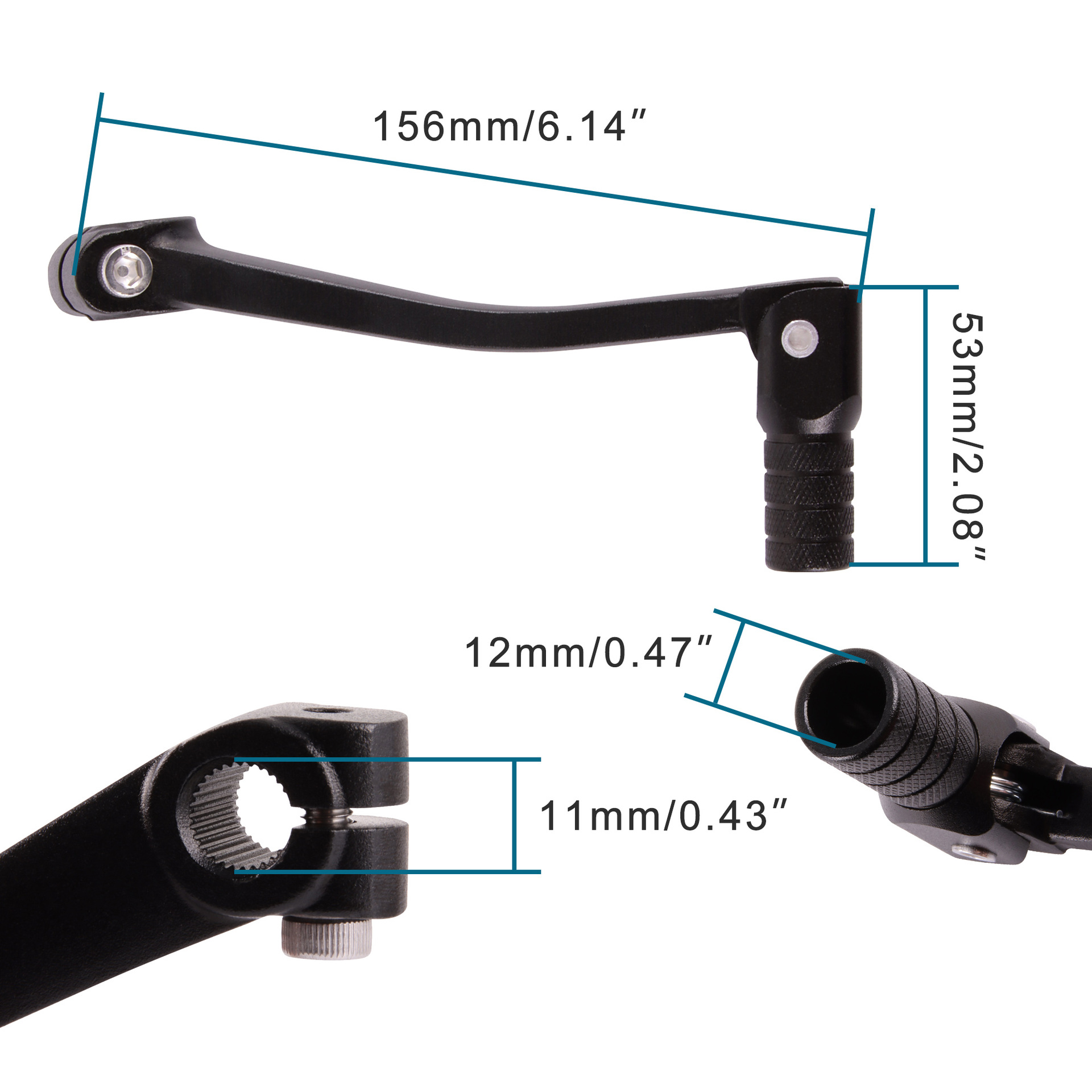 Honda – GOOFIT Shifter Lever Other drive systems - black