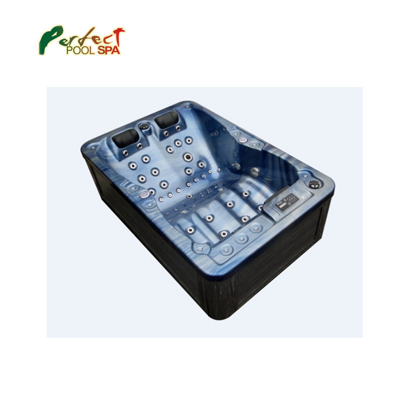 Bofei 2-person Thalia Mier outdoor vortex intelligent constant temperature hydraulic jet bubble bath SPA massage bathtub