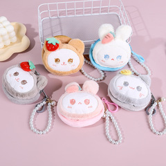 ins網紅兔子零錢包 女士迷你創意硬幣包卡通可愛拉鏈錢包廠家批發
