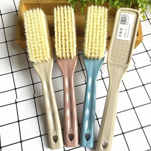 Macaron color thickened soft fur shoe brush yellow soft fur brush shoe brush one yuan store two yuan store supply