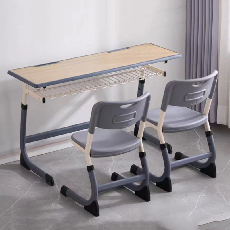 Selección estricta de mesas y sillas elevables para estudiantes de primaria y secundaria clase de entrenamiento clase de tutoría clase de escuela tipo C para niños aprendiendo image 15