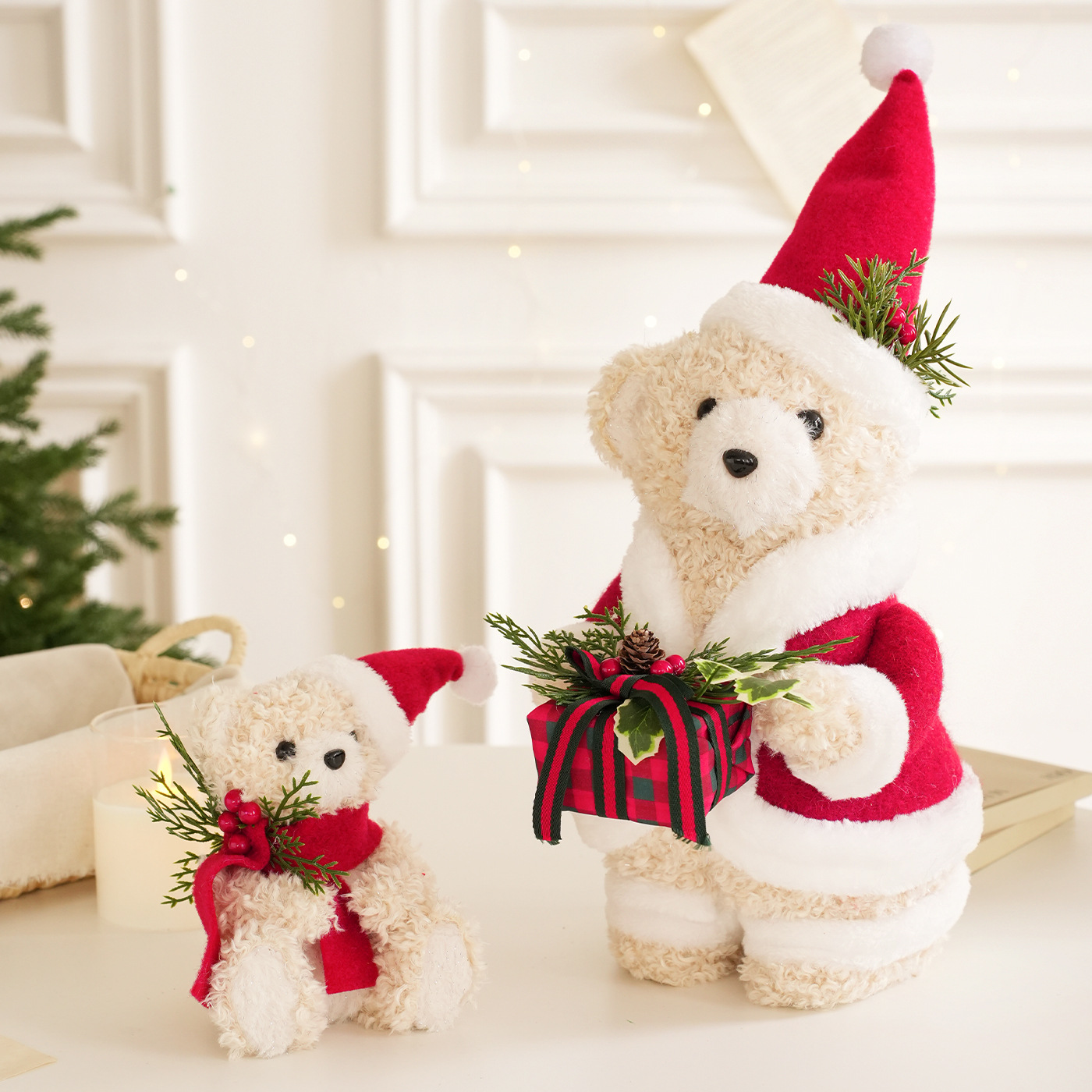 Nuevo bufandas de Navidad Teddy Teddy
